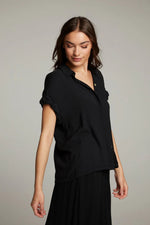 Load image into Gallery viewer, Chaser Rythmm Button Down Black
