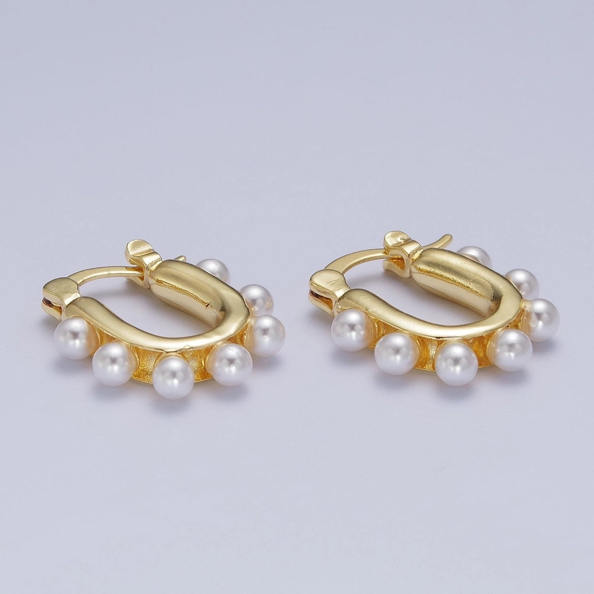 SBL Fran Pearl Hoop Earrings