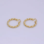 Santa Barbara Lifestyle Padaro Gold Hoop Earrings