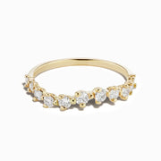 Sophie Ratner Half Band Diamond Swell Ring