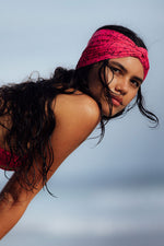 Load image into Gallery viewer, Hendry's Headband -pink print
