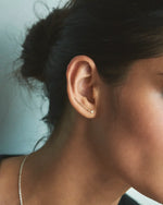 Load image into Gallery viewer, Diamond Contour Earrings from Sophie Ratner 2
