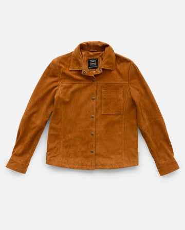 Amersterdam Heritage Brown Suede Jacket