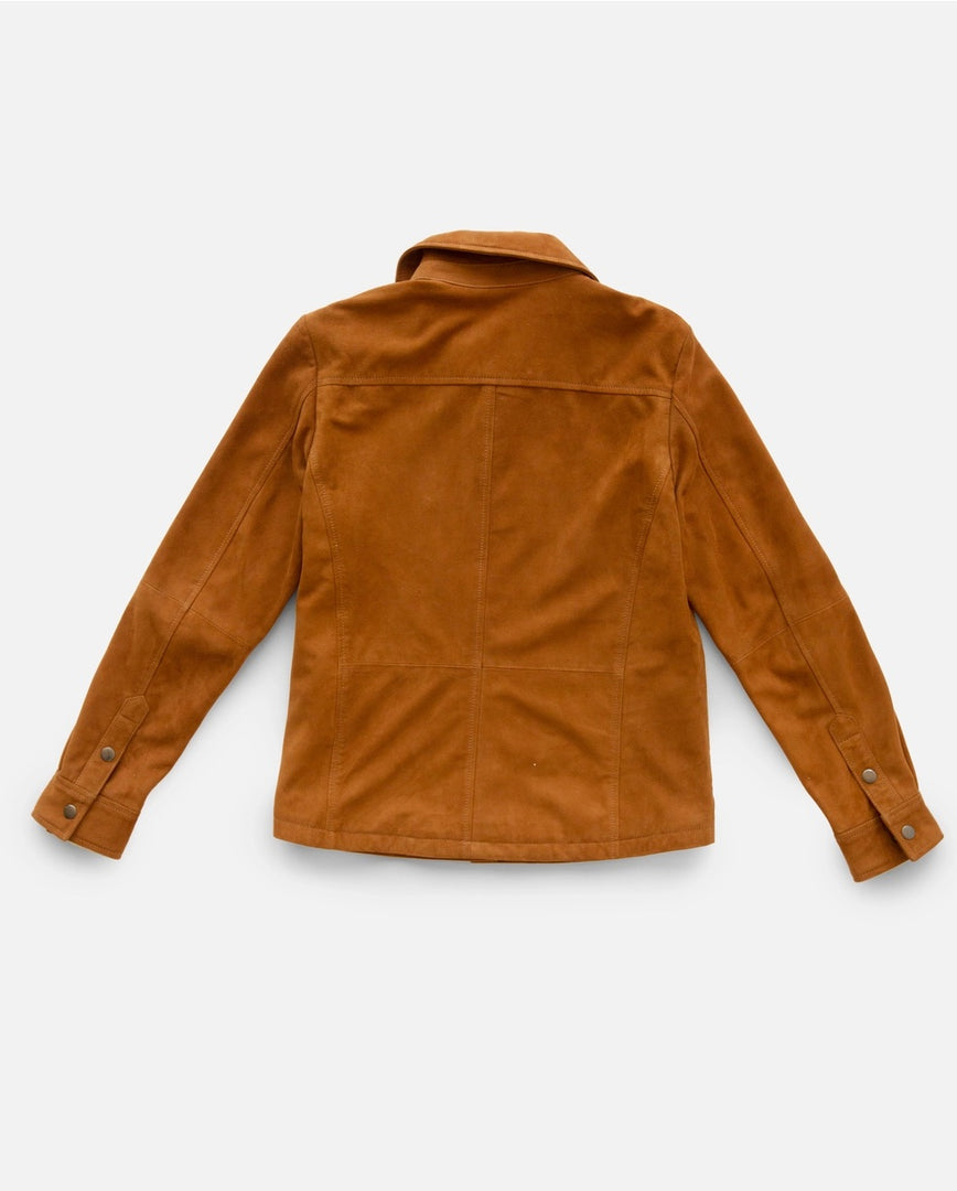 Amersterdam Heritage Brown Suede Jacket