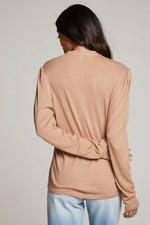 Load image into Gallery viewer, Chaser Lotus Warm Taupe Long Sleeve
