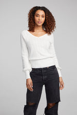 Load image into Gallery viewer, chaser-blackheart-white-star-long-sleeve
