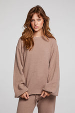 Load image into Gallery viewer, Chaser Frankie Pullover in Taupe
