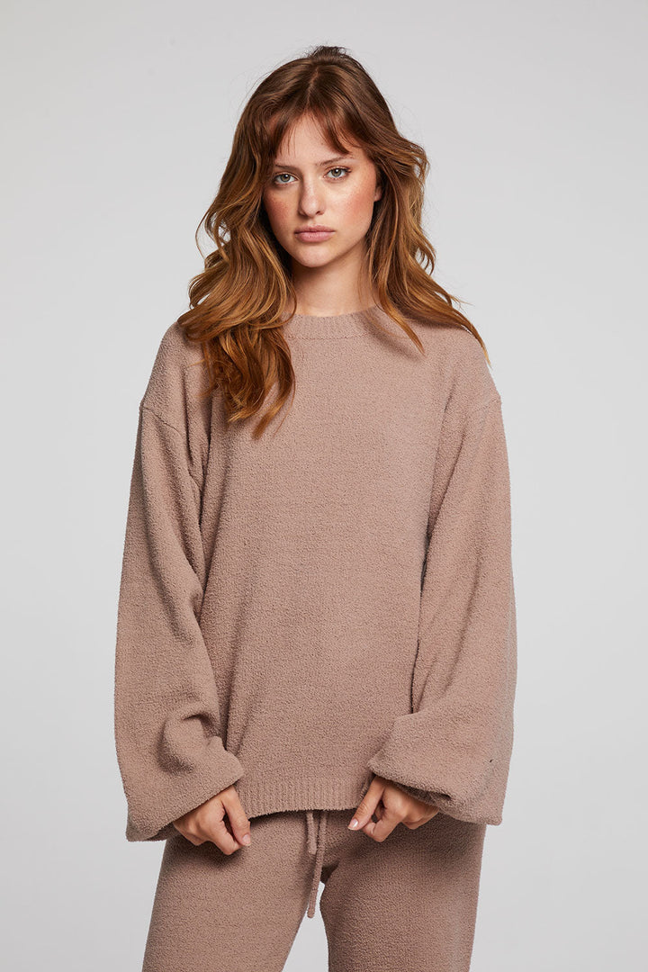 Chaser Frankie Pullover in Taupe