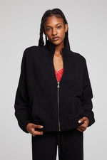 Load image into Gallery viewer, Chaser Kendall Zip Jacket Licorice
