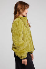 Load image into Gallery viewer, chaser-olive-green-faux-fur-jacket-02
