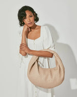 Load image into Gallery viewer, Cleobella - Hobo Woven Bag - Bone
