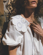 Load image into Gallery viewer, cleobella-lila-mini-dress-ivory-dresses-details
