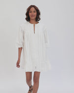 Load and play video in Gallery viewer, Cleobella - Alba Mini Dress - Ivory - Video
