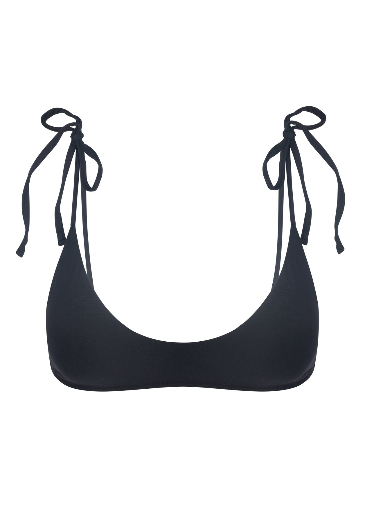 Anacapa Top - Black - Sands Swim - Modern Bikini Top