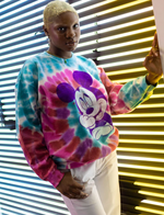 Load image into Gallery viewer, Junk Food Micky Mouse Tie Dye Sweatshirt
