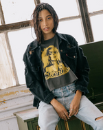 Load image into Gallery viewer, Women's Blondie Gold Cropped Muscle Tank
