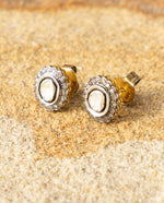 Load image into Gallery viewer, Round Diamond Rose Cut/Pave Studs
