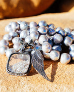 Load image into Gallery viewer, Silver Pearls, Diamond Shaker, Angel Wing
