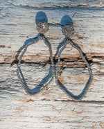 Load image into Gallery viewer, Large Stud Post Diamond Earrings

